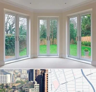 درب UPVC در خیابان بهشتی