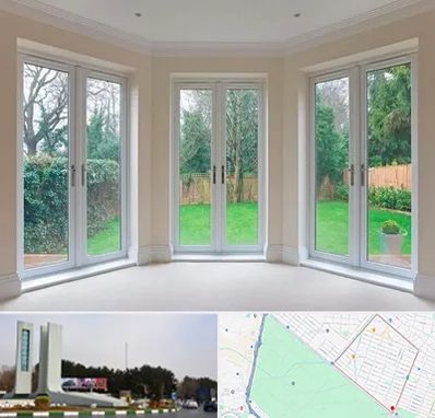 درب UPVC در بلوار فلسیطین مشهد