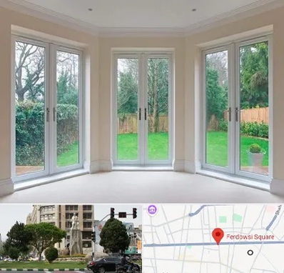 درب UPVC در میدان فردوسی تهران