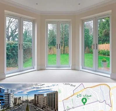 درب UPVC در سعادت آباد 