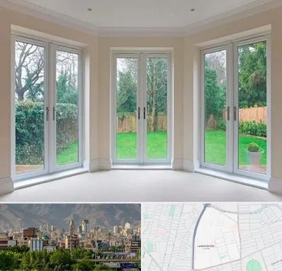 درب UPVC در جمشیدیه