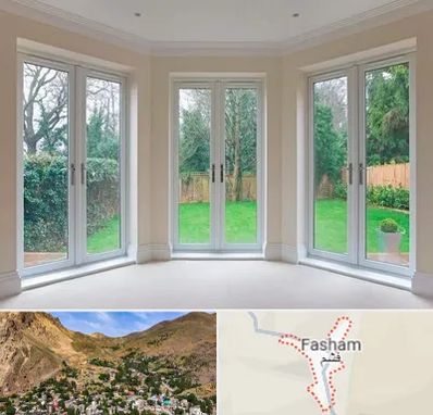 درب UPVC در فشم