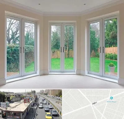 درب UPVC در خیابان دماوند