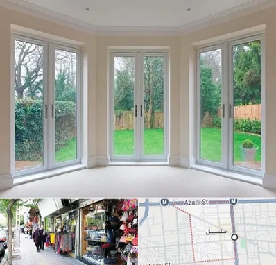 درب UPVC در سلسبیل