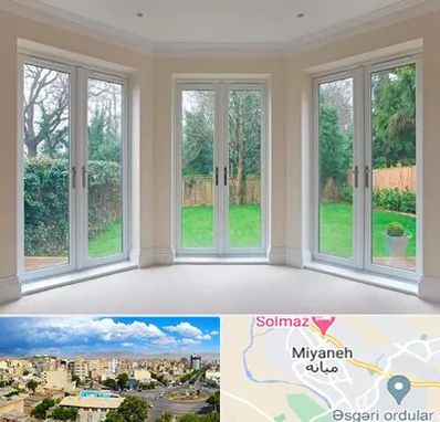 درب UPVC در میانه