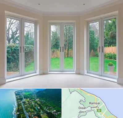 درب UPVC در رامسر