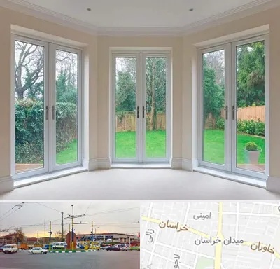 درب UPVC در میدان خراسان