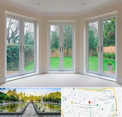 درب UPVC در سرسبز