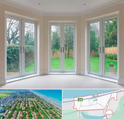 درب UPVC در نور