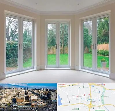 درب UPVC در شهرک راه آهن