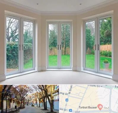 درب UPVC در تربیت تبریز