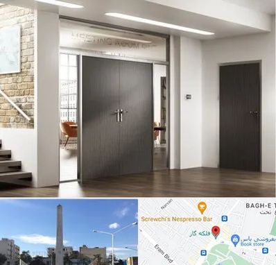 درب HPL در فلکه گاز شیراز