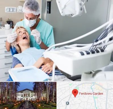 جراح دندانپزشک در باغ فردوس