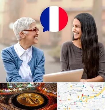 آموزشگاه زبان فرانسوی در میدان ولیعصر