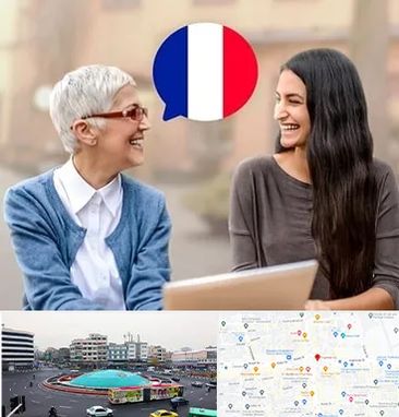 آموزشگاه زبان فرانسوی در میدان انقلاب