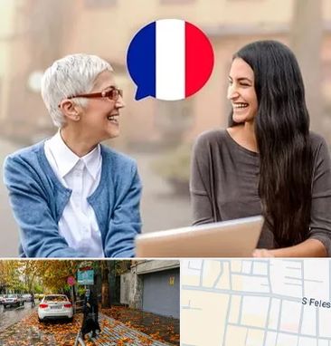 آموزشگاه زبان فرانسوی در خیابان فلسطین