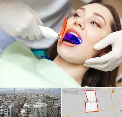 دندانپزشکی بدون درد در شمس آباد تهران