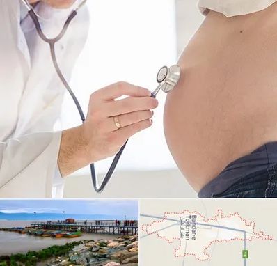 آزمایش غربالگری در بندر ترکمن