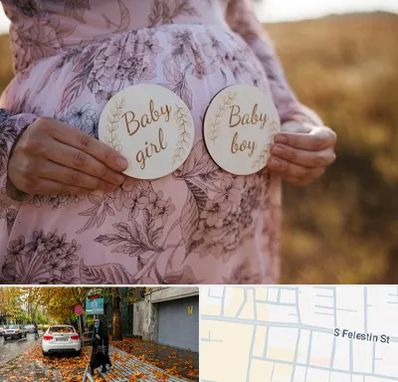 دکتر زنان تعیین جنسیت در خیابان فلسطین