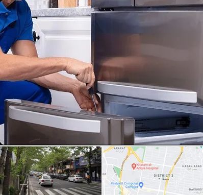 آموزشگاه تعمیرات یخچال در ظفر 