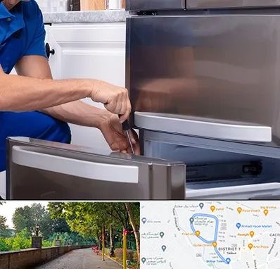 آموزشگاه تعمیرات یخچال در فلکه گاز رشت