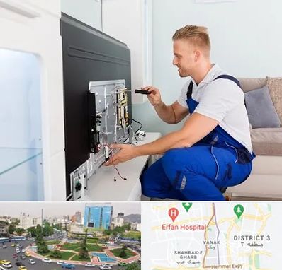 آموزشگاه تعمیرات تلویزیون در ونک 