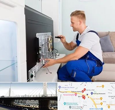 آموزشگاه تعمیرات تلویزیون در پارک وی 