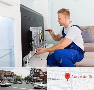 آموزشگاه تعمیرات تلویزیون در خیابان آذربایجان