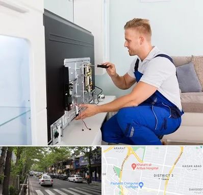 آموزشگاه تعمیرات تلویزیون در ظفر 