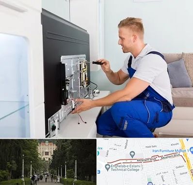 آموزشگاه تعمیرات تلویزیون در بلوار معلم رشت 