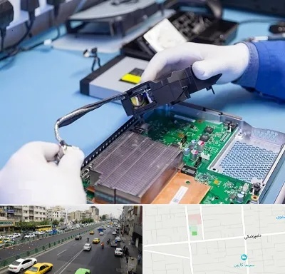 آموزشگاه تعمیرات کنسول بازی در خیابان دامپزشکی