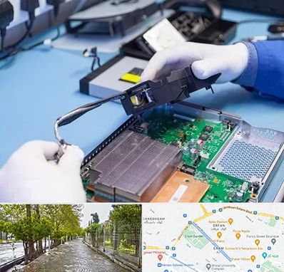 آموزشگاه تعمیرات کنسول بازی در خیابان ارم شیراز