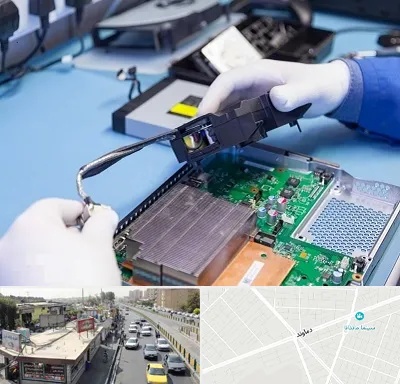 آموزشگاه تعمیرات کنسول بازی در خیابان دماوند