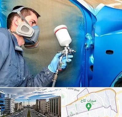 آموزشگاه صافکاری و نقاشی در سعادت آباد 