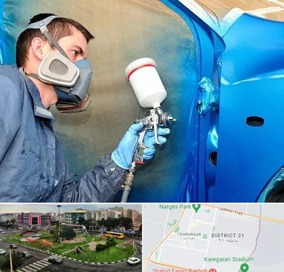 آموزشگاه صافکاری و نقاشی در تهرانسر 