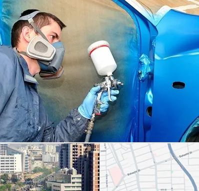 آموزشگاه صافکاری و نقاشی در خیابان بهشتی