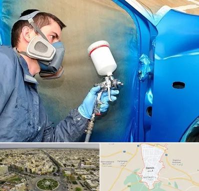 آموزشگاه صافکاری و نقاشی در قزوین