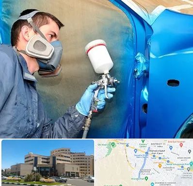 آموزشگاه صافکاری و نقاشی در صیاد شیرازی مشهد