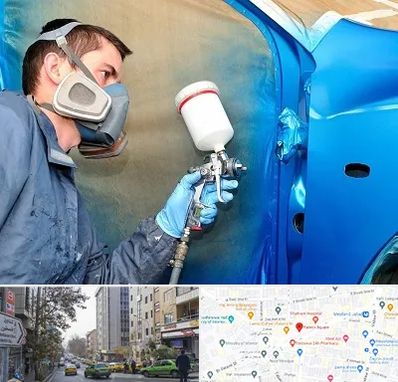 آموزشگاه صافکاری و نقاشی در فاطمی