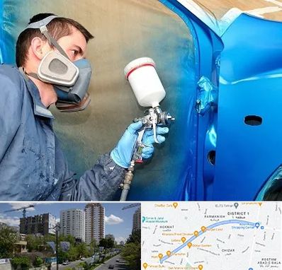 آموزشگاه صافکاری و نقاشی در اندرزگو