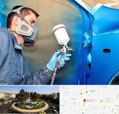 آموزشگاه صافکاری و نقاشی در هفت حوض