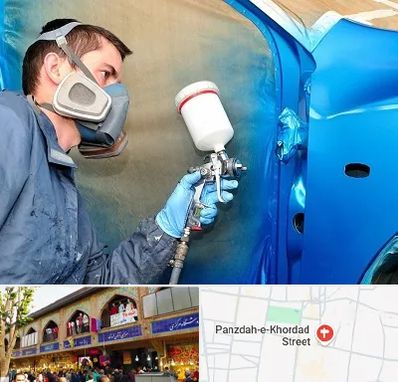 آموزشگاه صافکاری و نقاشی در 15 خرداد