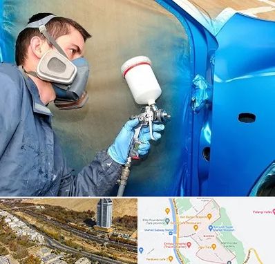 آموزشگاه صافکاری و نقاشی در خیابان نیایش شیراز