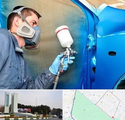 آموزشگاه صافکاری و نقاشی در بلوار فلسیطین مشهد