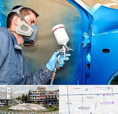 آموزشگاه صافکاری و نقاشی در مرکز تهران