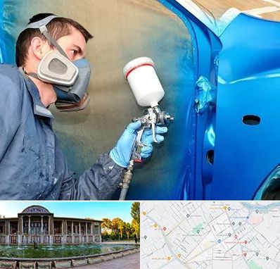 آموزشگاه صافکاری و نقاشی در عفیف آباد شیراز