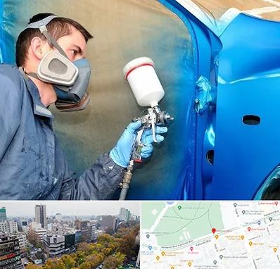 آموزشگاه صافکاری و نقاشی در بلوار کشاورز