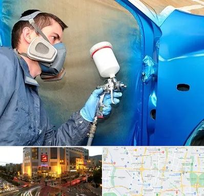 آموزشگاه صافکاری و نقاشی در جنت آباد تهران 