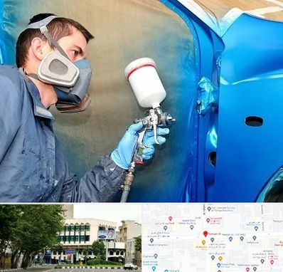 آموزشگاه صافکاری و نقاشی در طالقانی