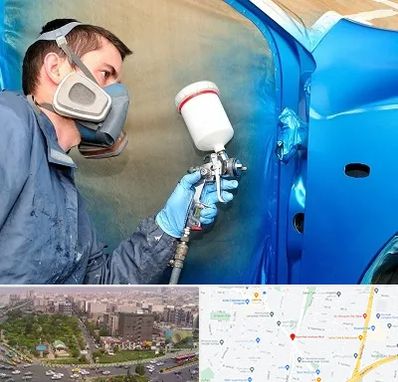 آموزشگاه صافکاری و نقاشی در آیت الله کاشانی